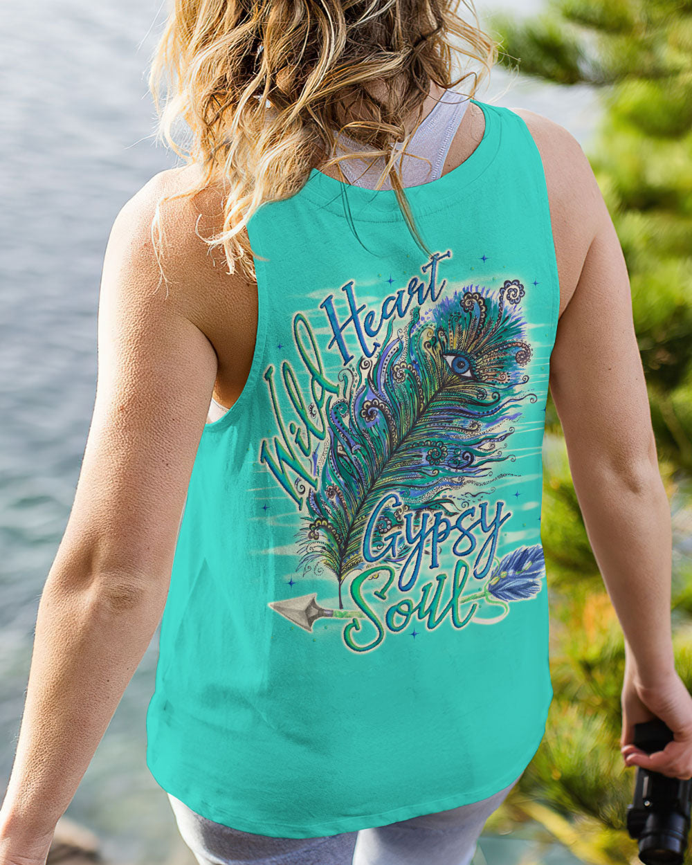 WILD HEART GYPSY SOUL FEATHER ALL OVER PRINT - TLNO2006231
