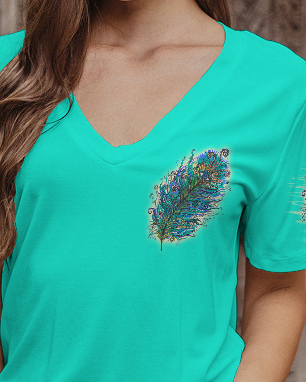 WILD HEART GYPSY SOUL FEATHER ALL OVER PRINT - TLNO2006231