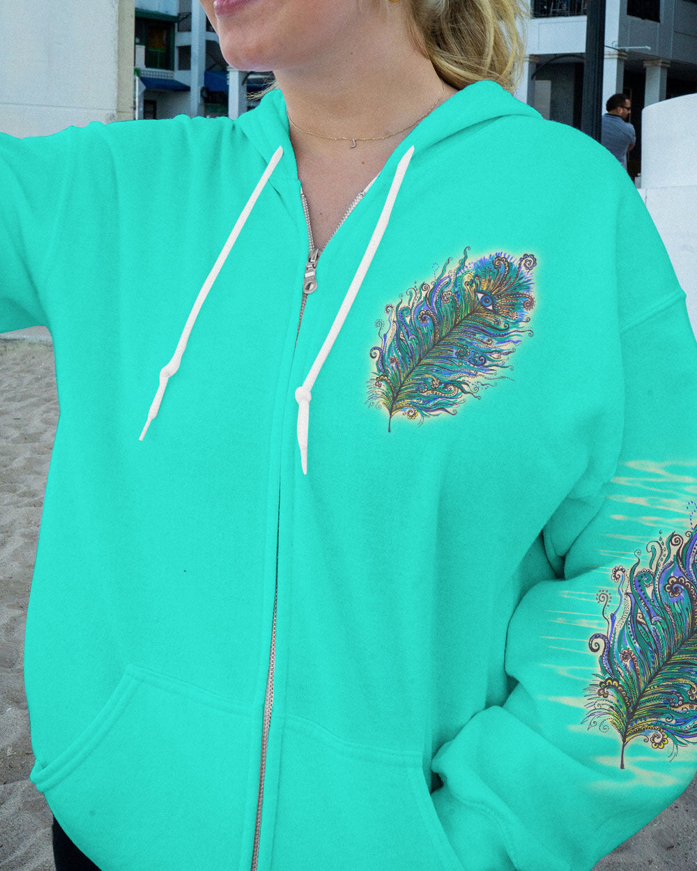 WILD HEART GYPSY SOUL FEATHER ALL OVER PRINT - TLNO2006231