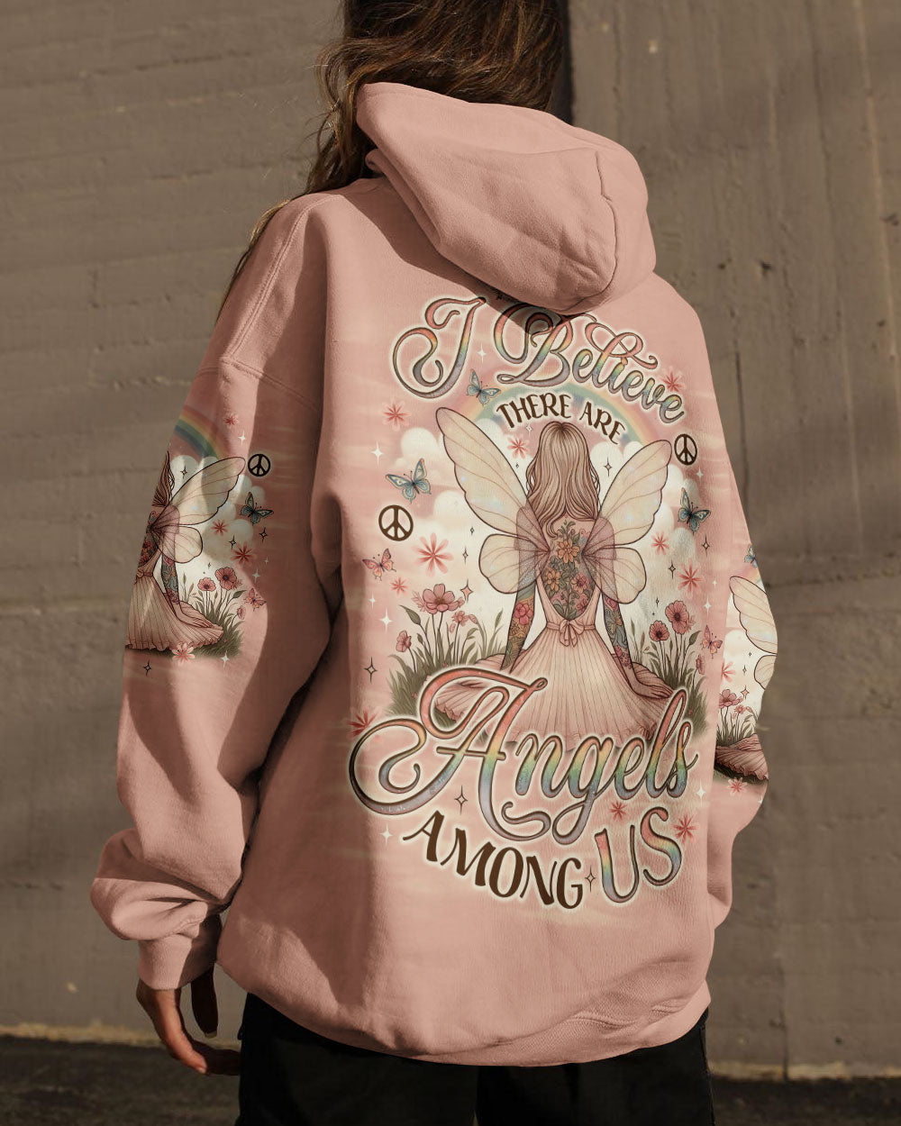 I BELIEVE THERE ARE ANGELS AMONG US ALL OVER PRINT - TLNO2102251