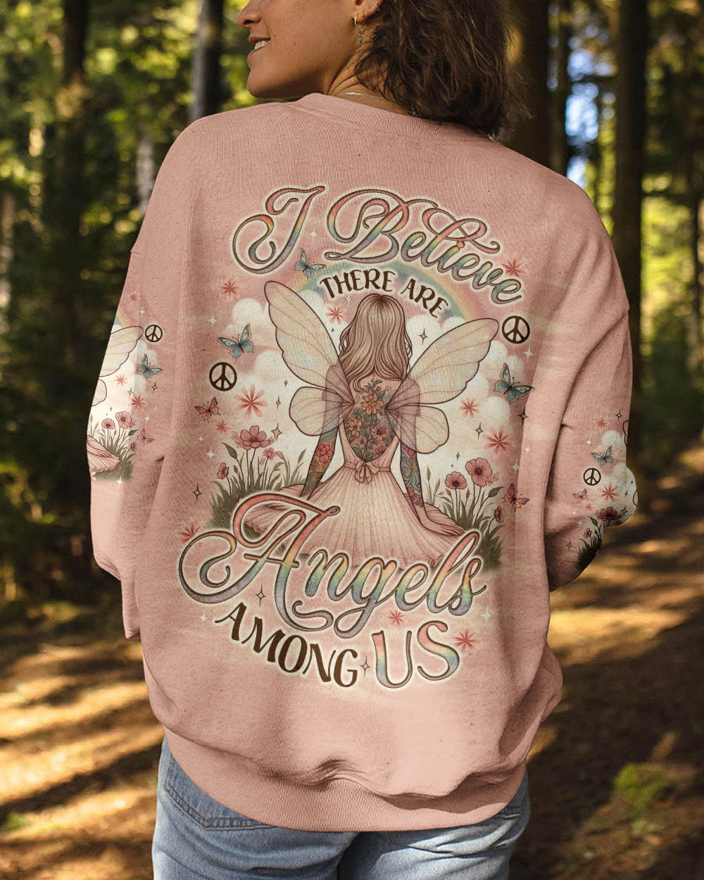 I BELIEVE THERE ARE ANGELS AMONG US ALL OVER PRINT - TLNO2102251
