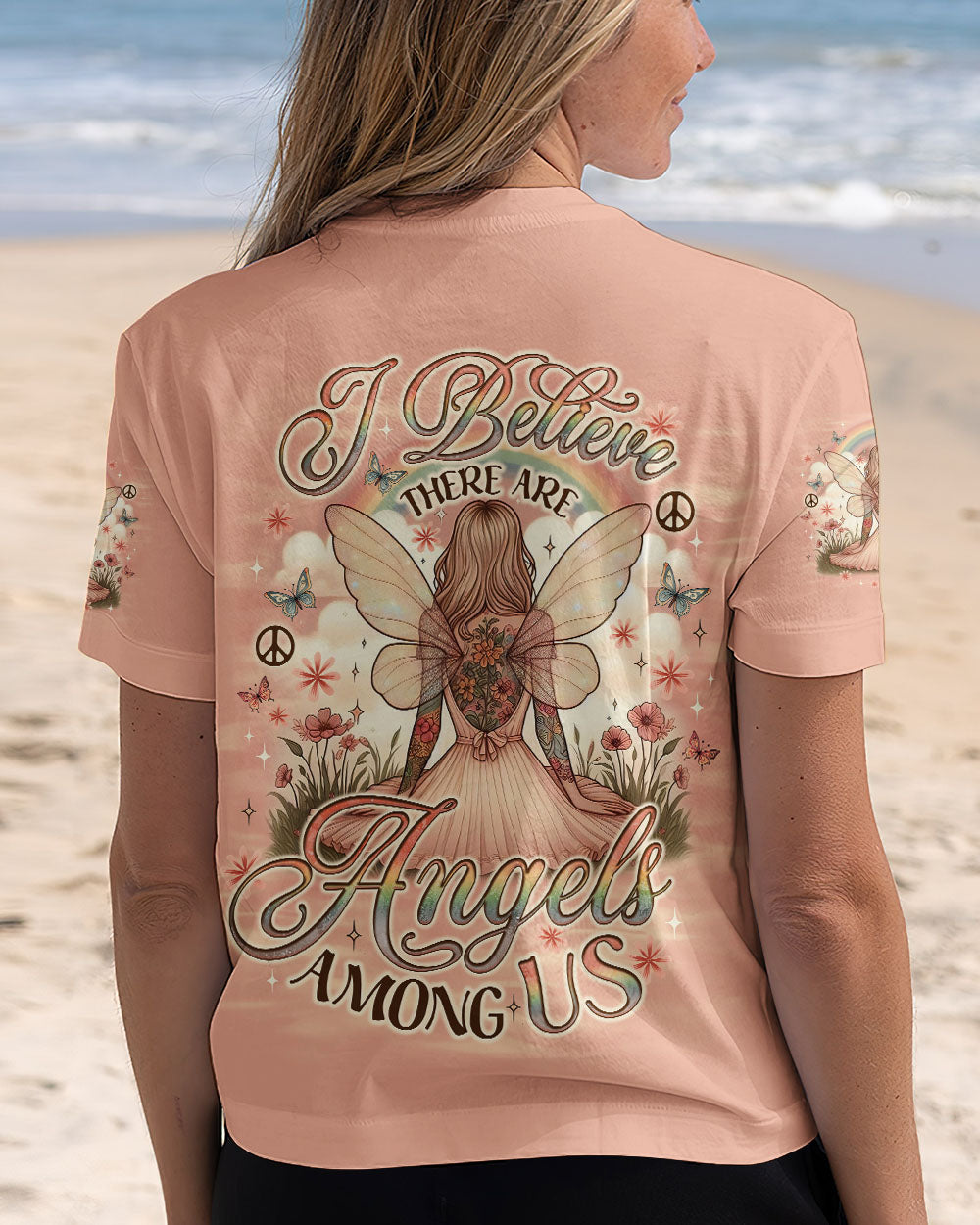 I BELIEVE THERE ARE ANGELS AMONG US ALL OVER PRINT - TLNO2102251