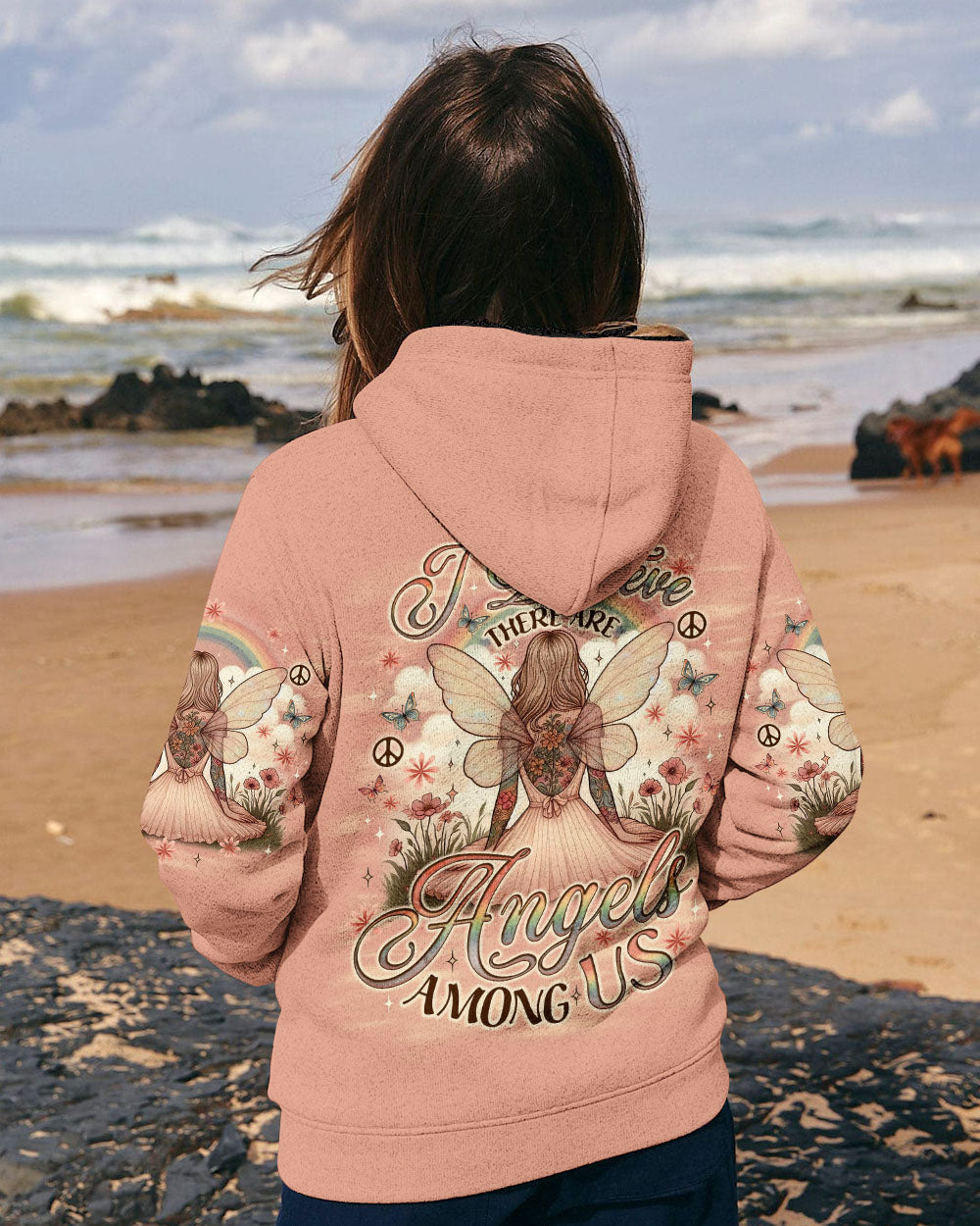 I BELIEVE THERE ARE ANGELS AMONG US ALL OVER PRINT - TLNO2102251