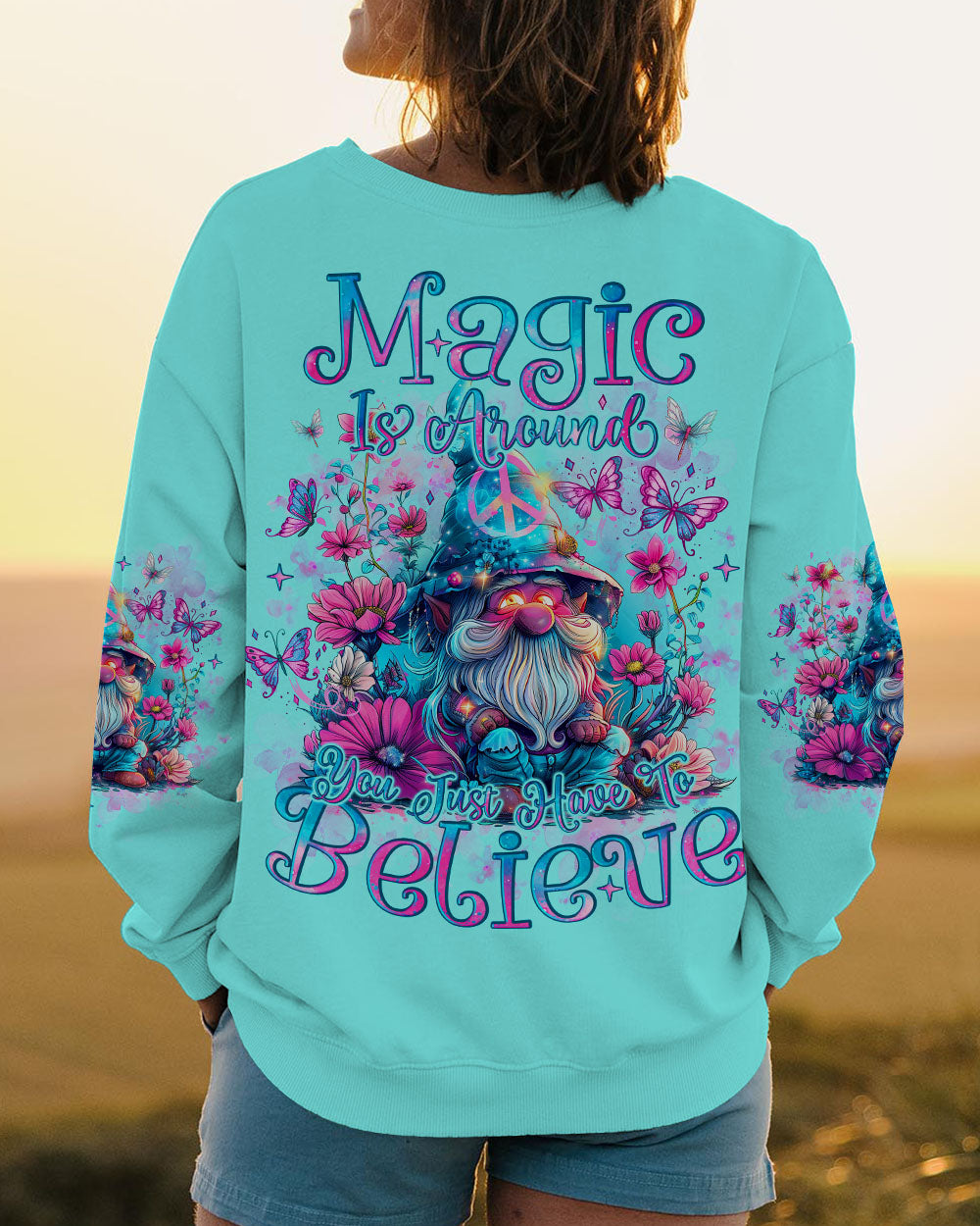 MAGIC IS ALL AROUND GNOME ALL OVER PRINT - TLNO2103242