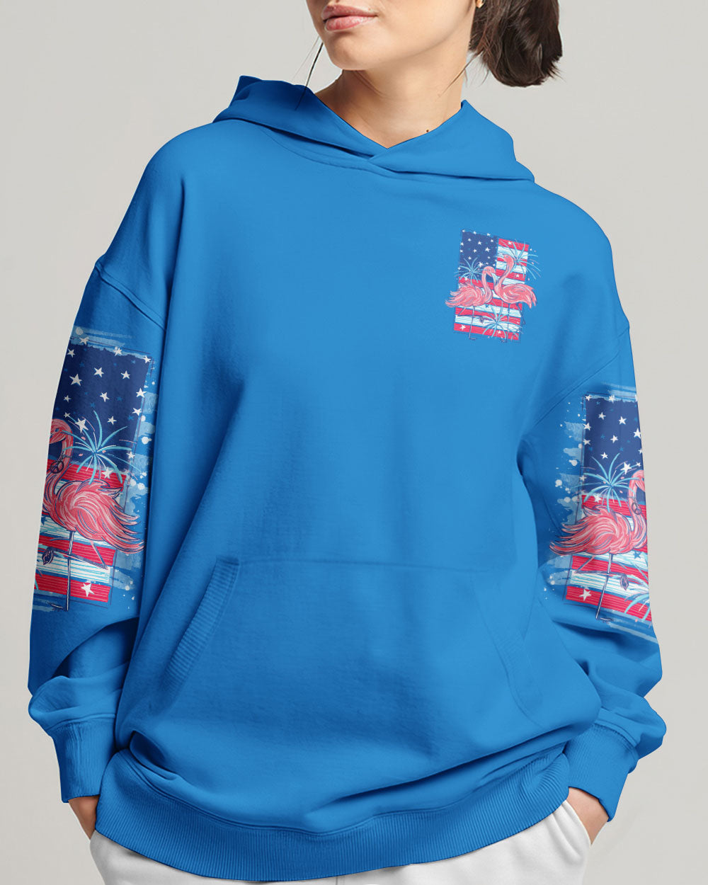 UNITED WE STAND FLAMINGO INDEPENDENCE DAY ALL OVER PRINT - TLNO2105243