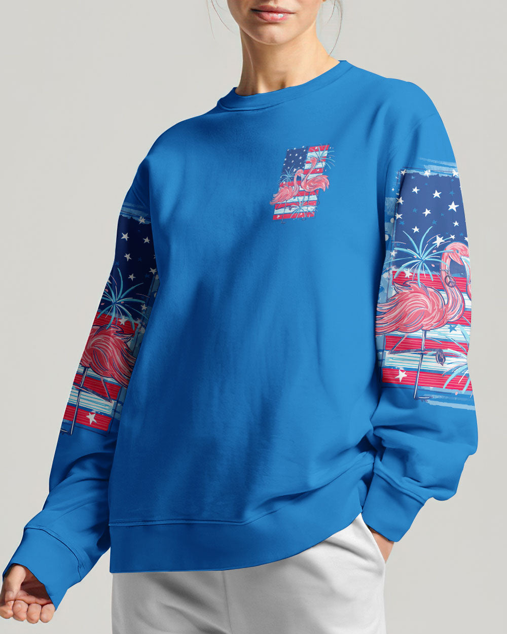 UNITED WE STAND FLAMINGO INDEPENDENCE DAY ALL OVER PRINT - TLNO2105243