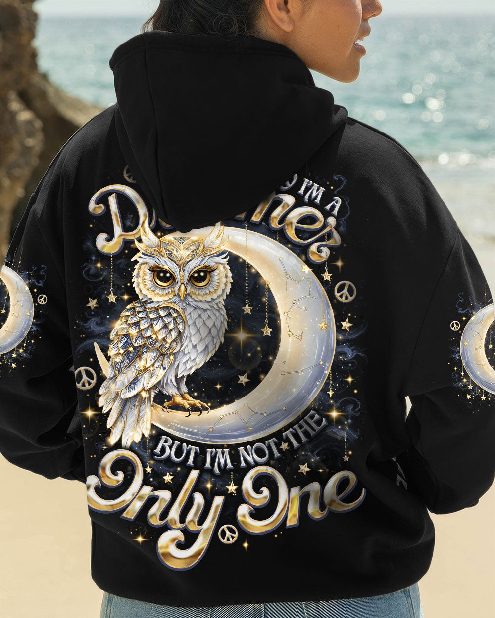 YOU MAY SAY I'M A DREAMER OWL MOON ALL OVER PRINT   - TLNO2108251