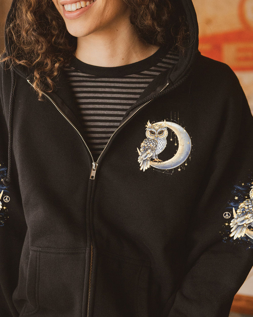 YOU MAY SAY I'M A DREAMER OWL MOON ALL OVER PRINT   - TLNO2108251