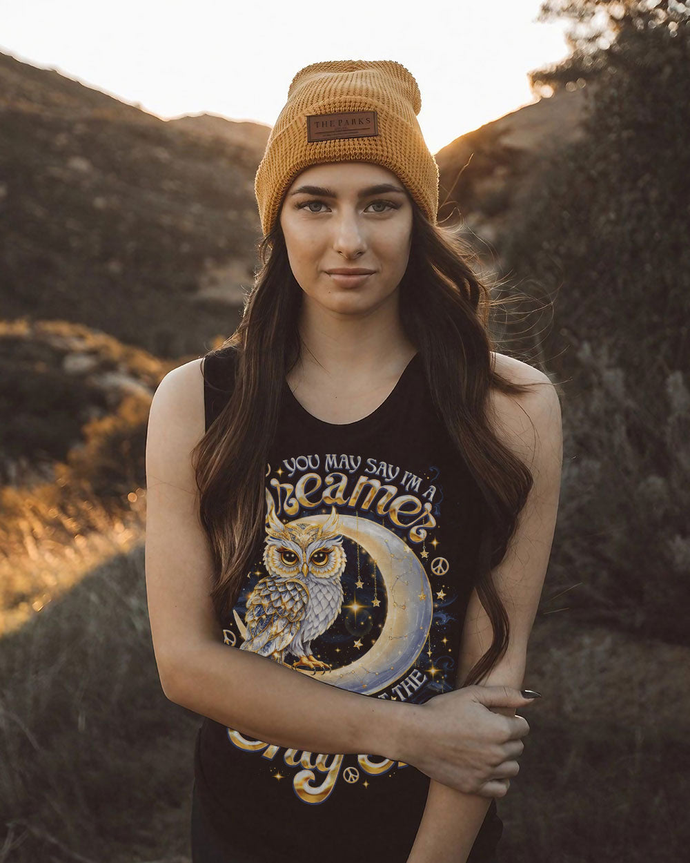 YOU MAY SAY I'M A DREAMER OWL MOON ALL OVER PRINT   - TLNO2108251