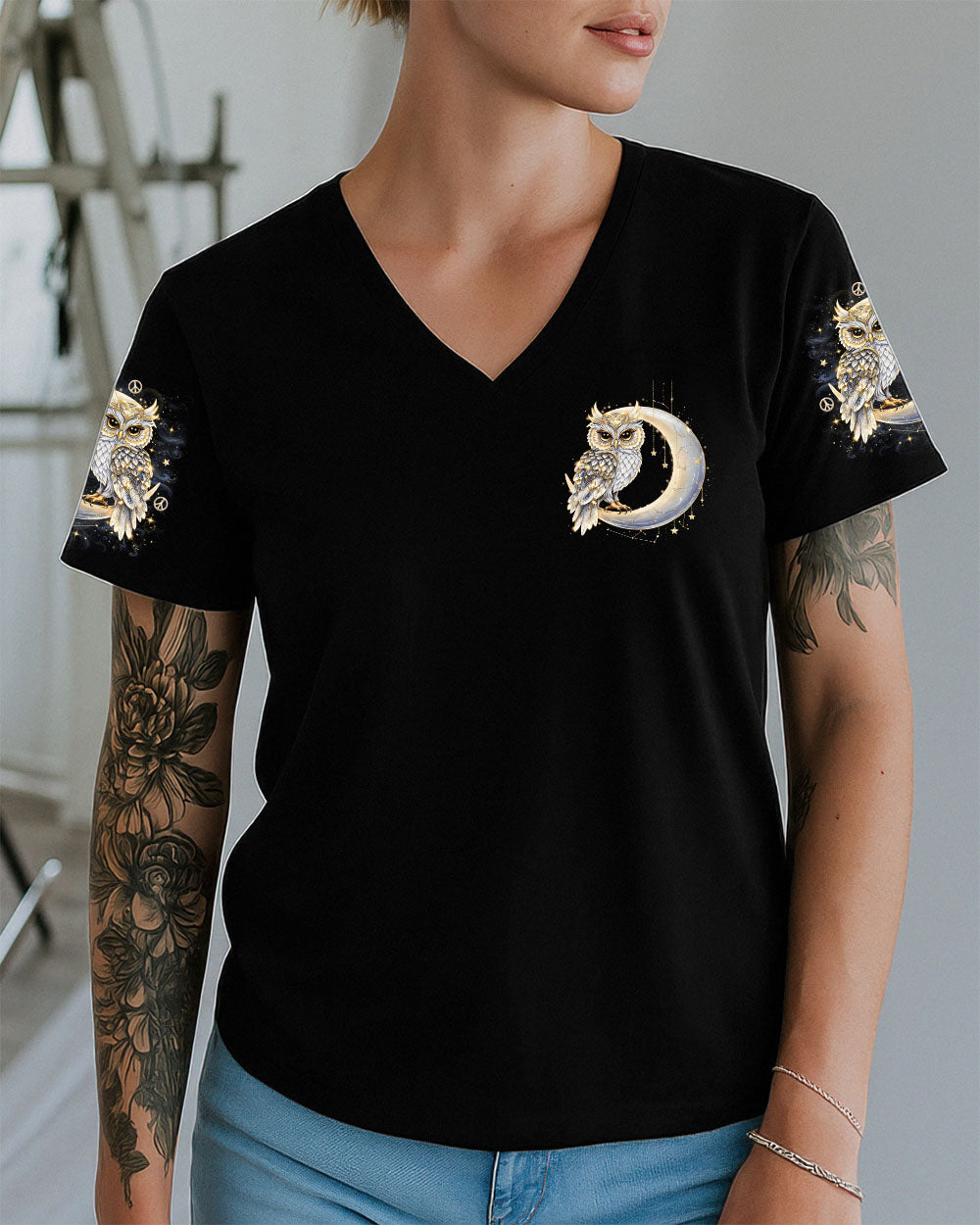 YOU MAY SAY I'M A DREAMER OWL MOON ALL OVER PRINT   - TLNO2108251