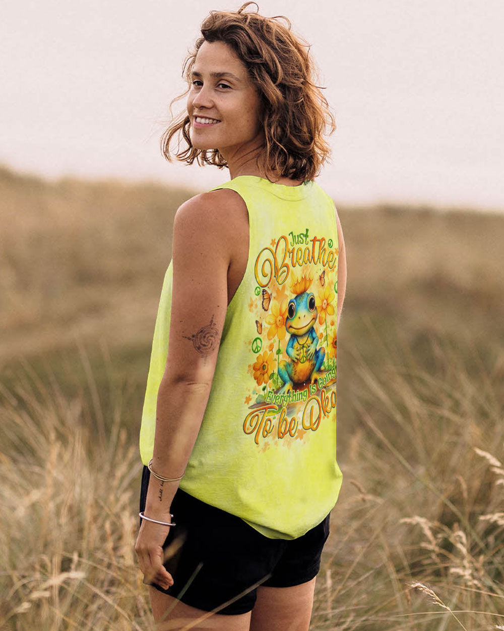 JUST BREATHE FROG ALL OVER PRINT - TLNO2203242