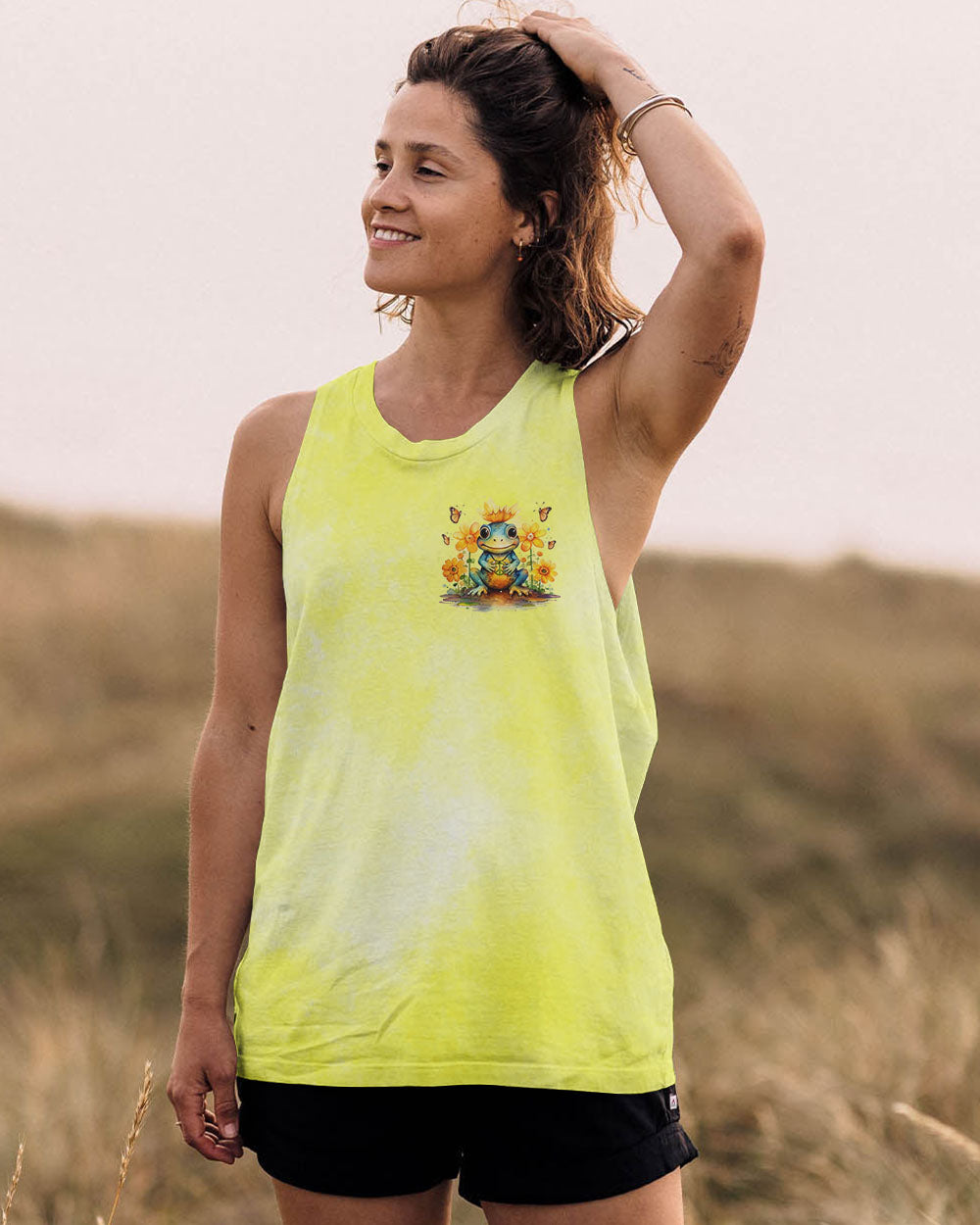 JUST BREATHE FROG ALL OVER PRINT - TLNO2203242