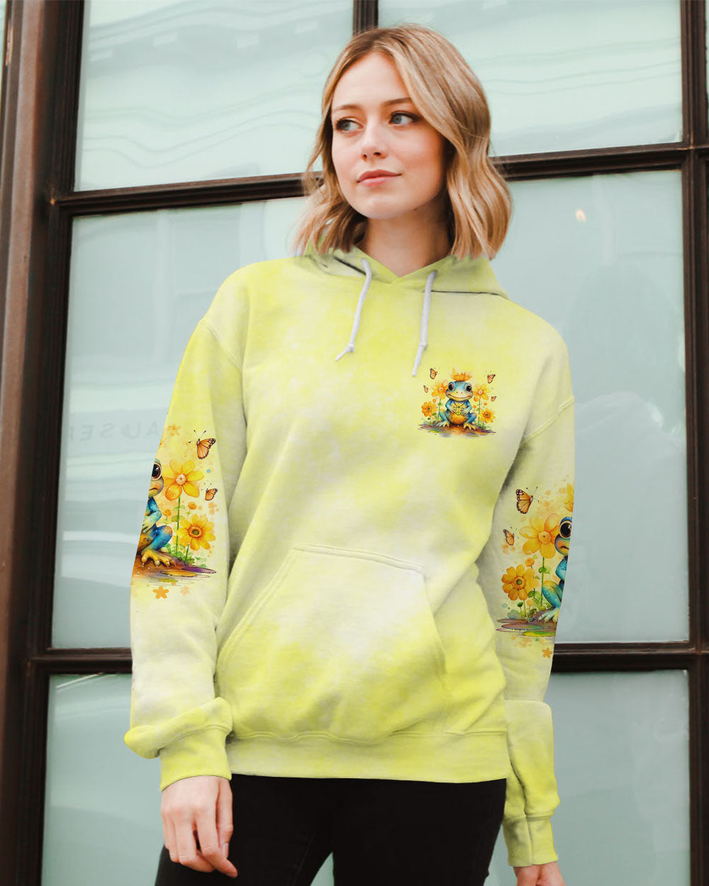 JUST BREATHE FROG ALL OVER PRINT - TLNO2203242