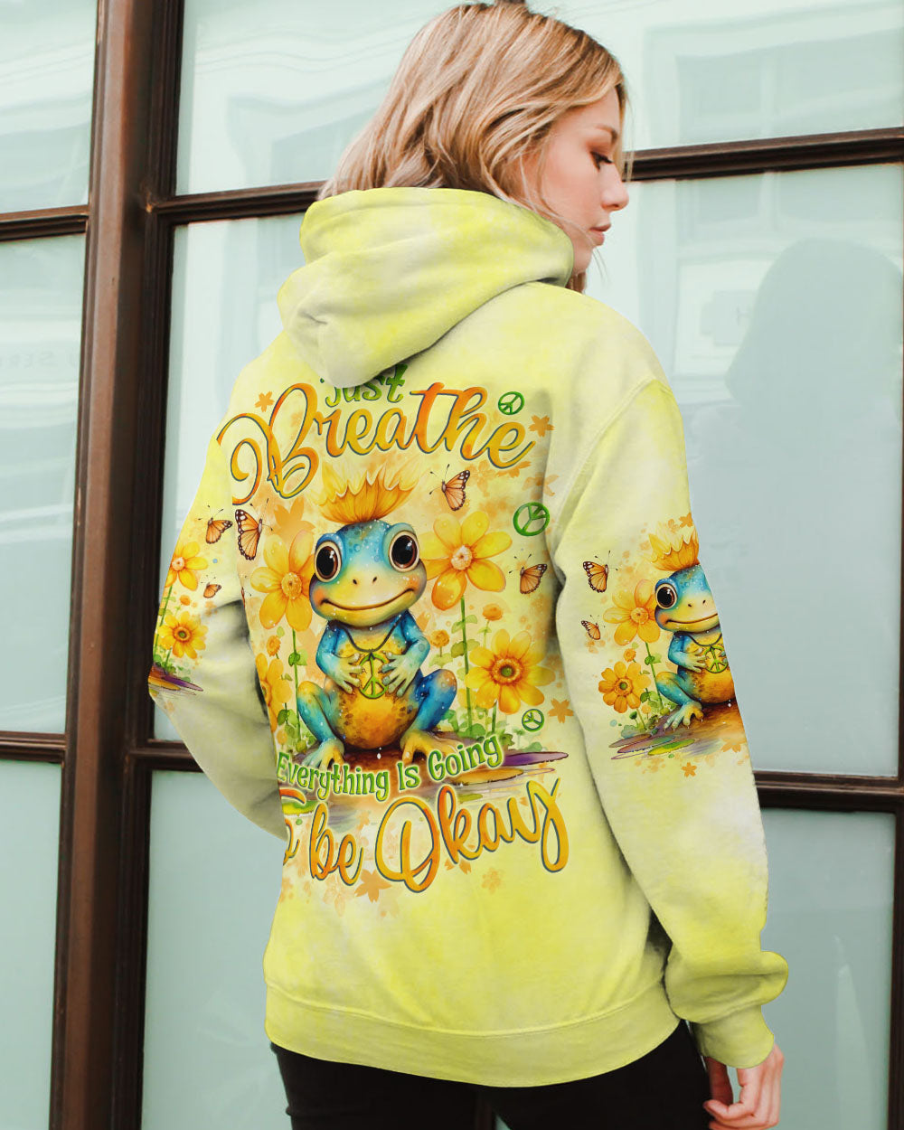 JUST BREATHE FROG ALL OVER PRINT - TLNO2203242