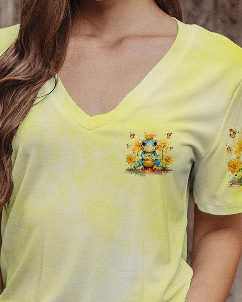 JUST BREATHE FROG ALL OVER PRINT - TLNO2203242