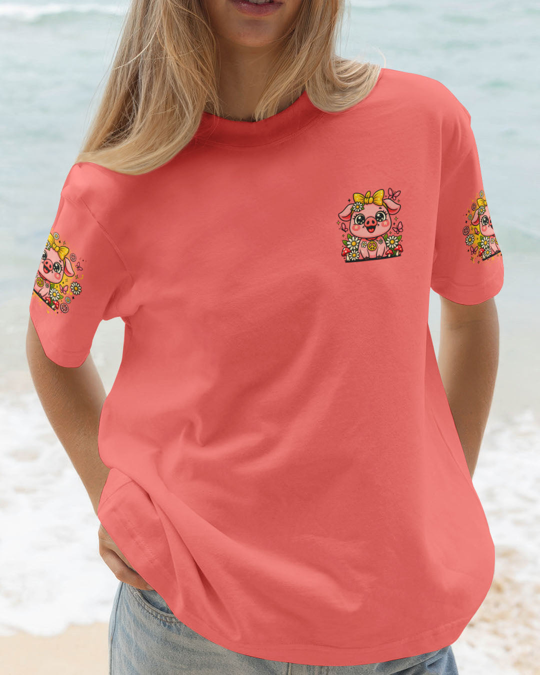 I'M NOT FAT I'M JUST SO FREAKIN SEXY IT OVERFLOWS PIG ALL OVER PRINT - TLNO2208251