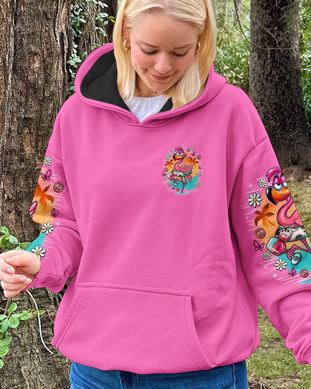 I'M JUST FANCY FLAMINGO ALL OVER PRINT - TLNO2209251