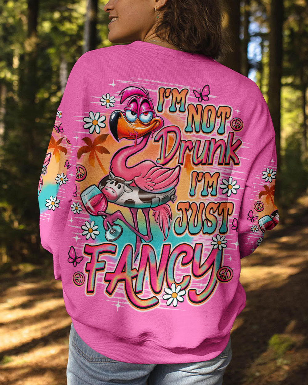 I'M JUST FANCY FLAMINGO ALL OVER PRINT - TLNO2209251