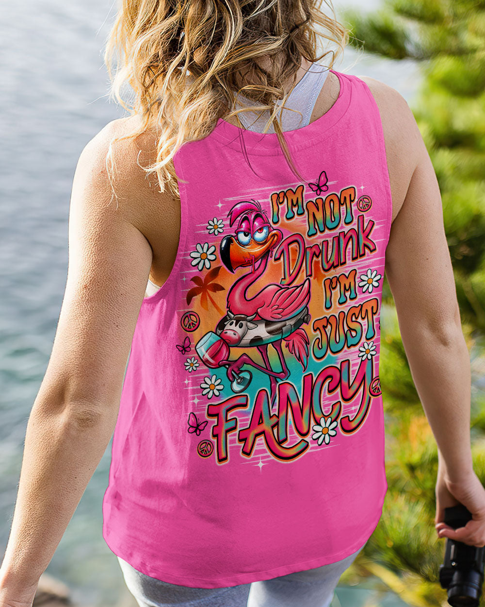 I'M JUST FANCY FLAMINGO ALL OVER PRINT - TLNO2209251