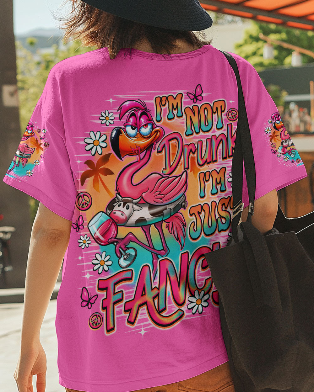 I'M JUST FANCY FLAMINGO ALL OVER PRINT - TLNO2209251