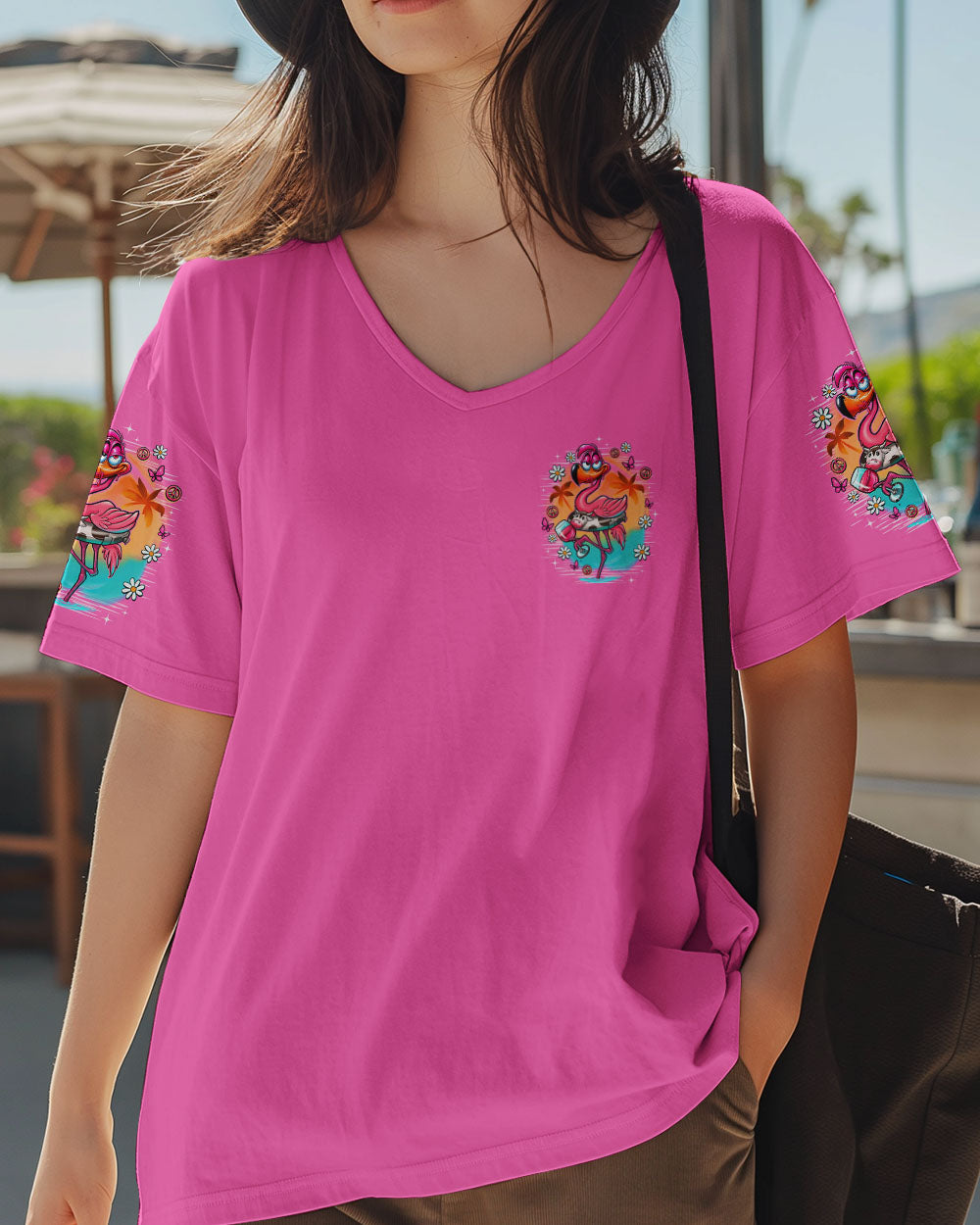 I'M JUST FANCY FLAMINGO ALL OVER PRINT - TLNO2209251