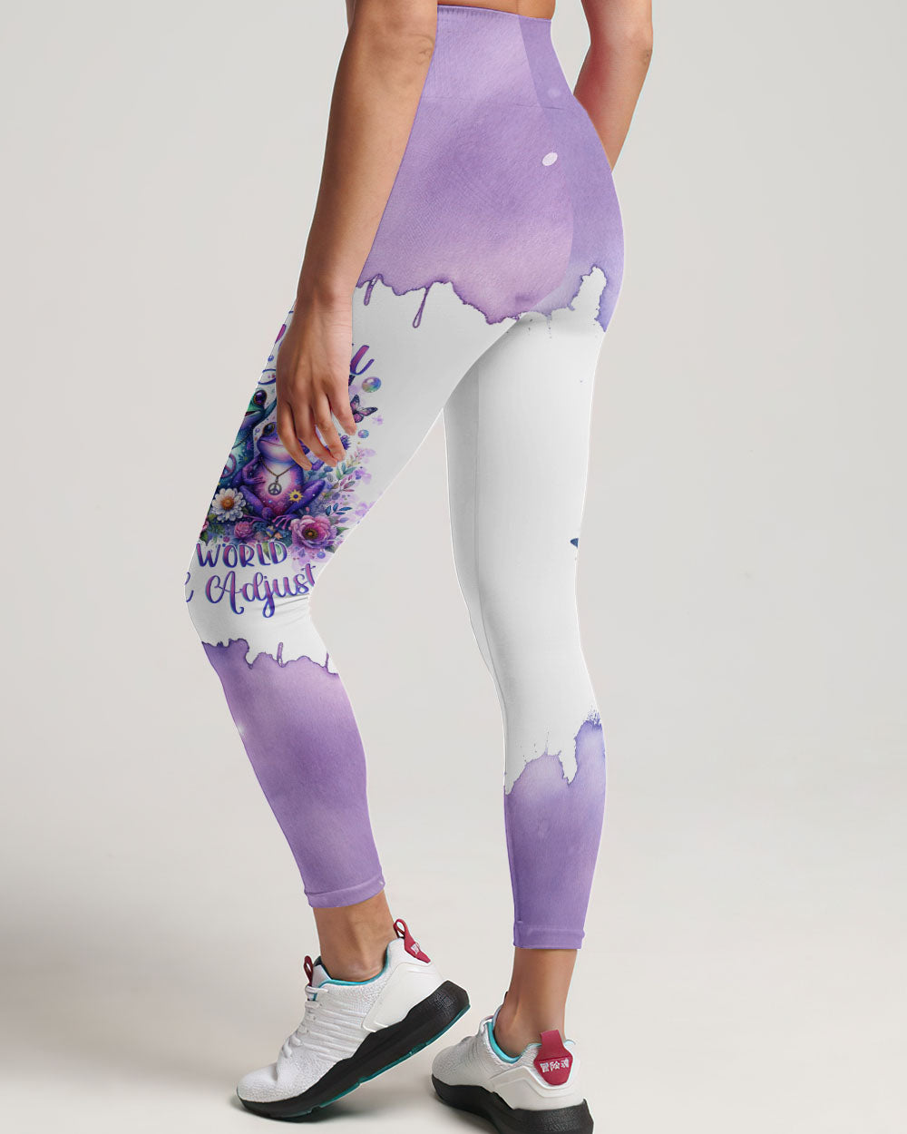 BE YOU THE WORLD WILL ADJUST FROG ALL OVER PRINT - TLNO2311231