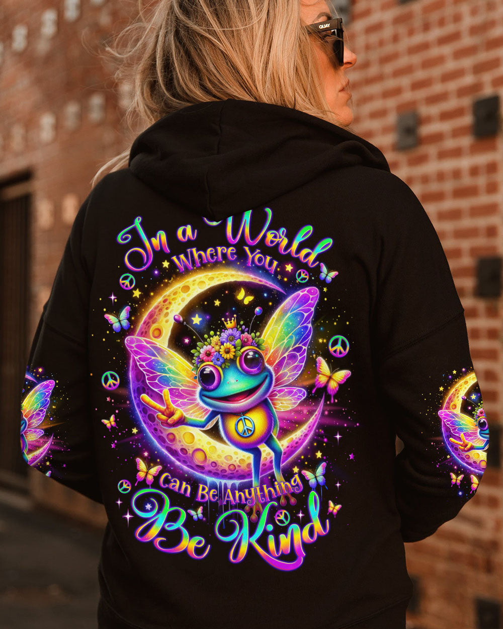 BE KIND MOON FROG ALL OVER PRINT - TLNO2401241