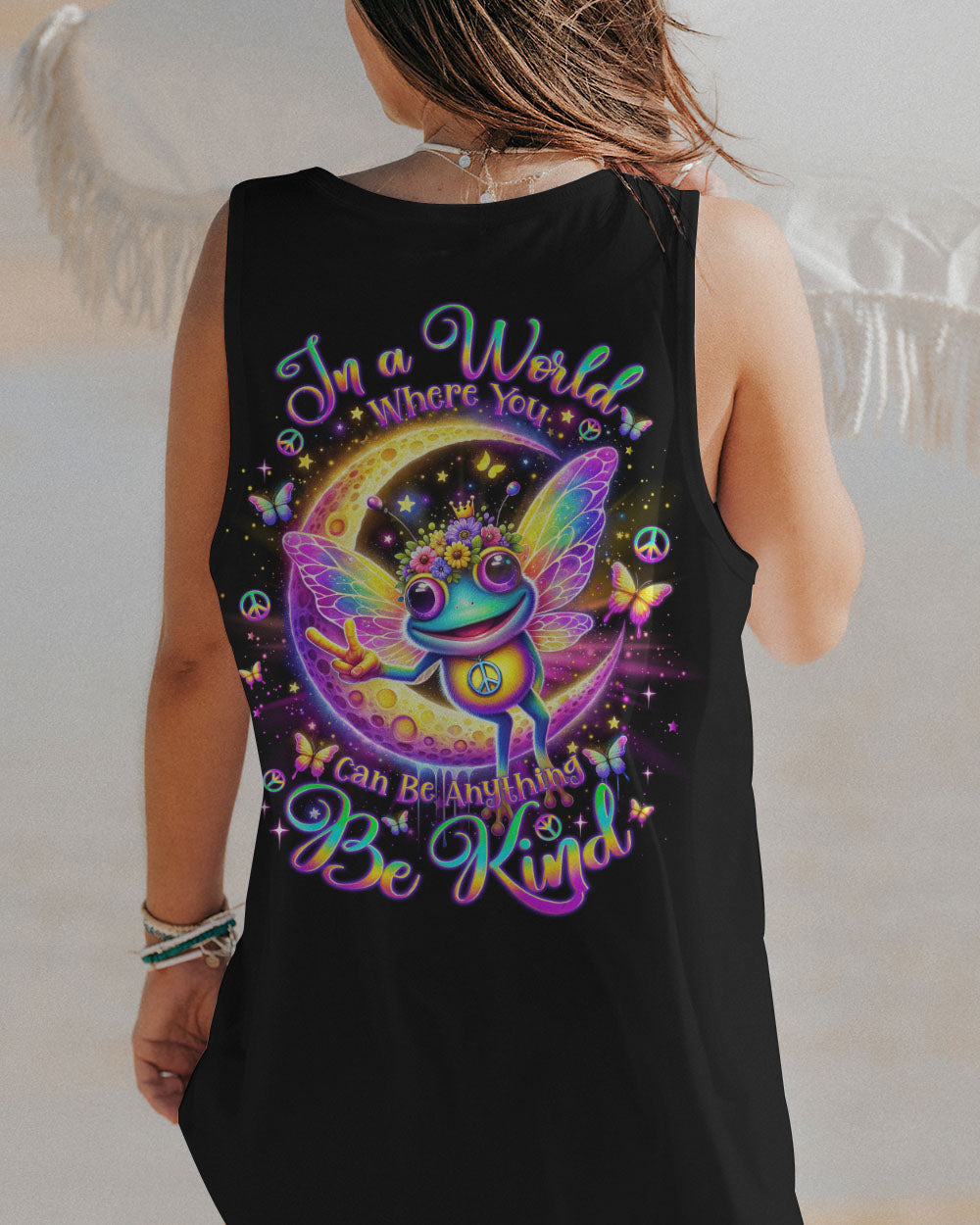 BE KIND MOON FROG ALL OVER PRINT - TLNO2401241