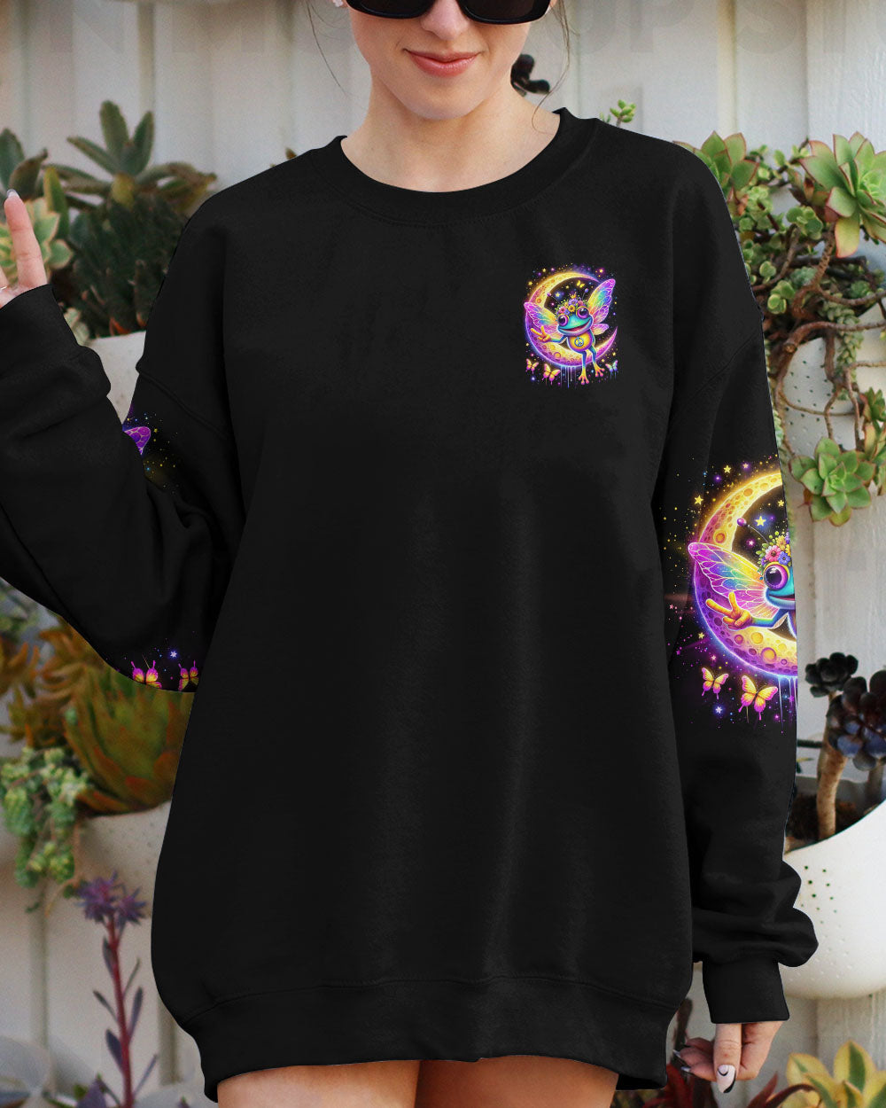BE KIND MOON FROG ALL OVER PRINT - TLNO2401241