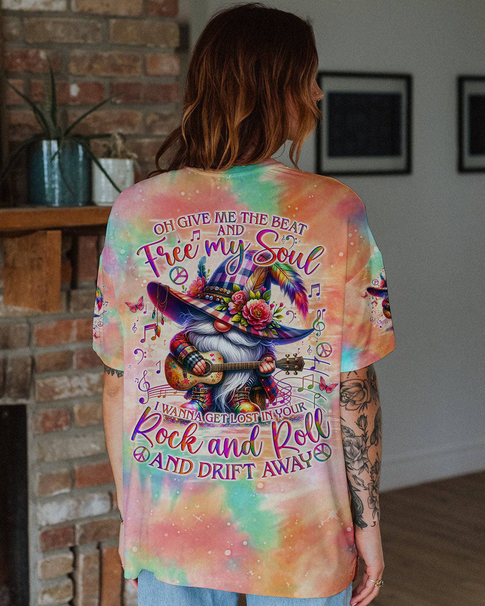 GIVE ME THE BEAT GUITAR GNOME ALL OVER PRINT - TLNO2404242
