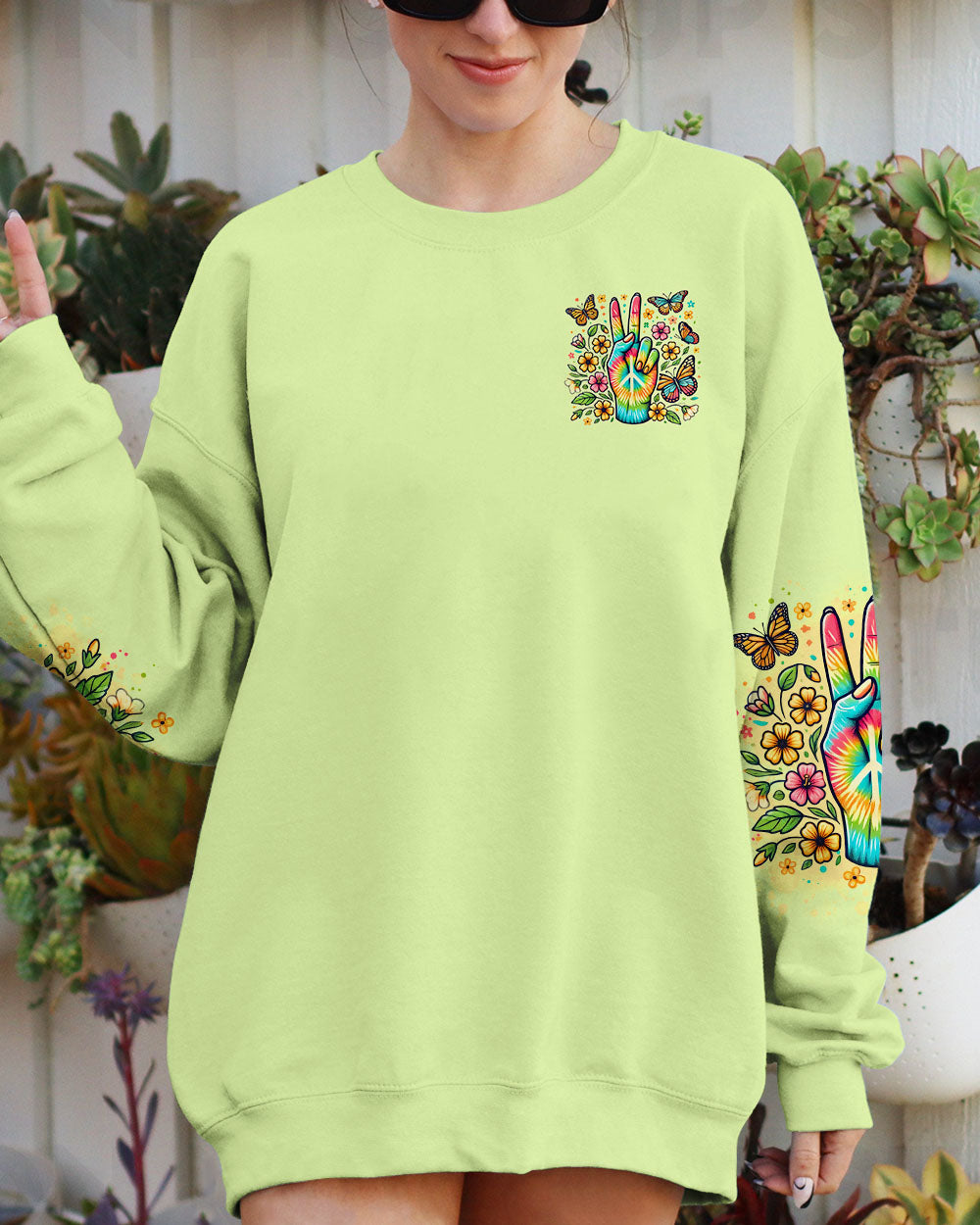 PEACE LOVE FAITH ALL OVER PRINT - TLNO2407242