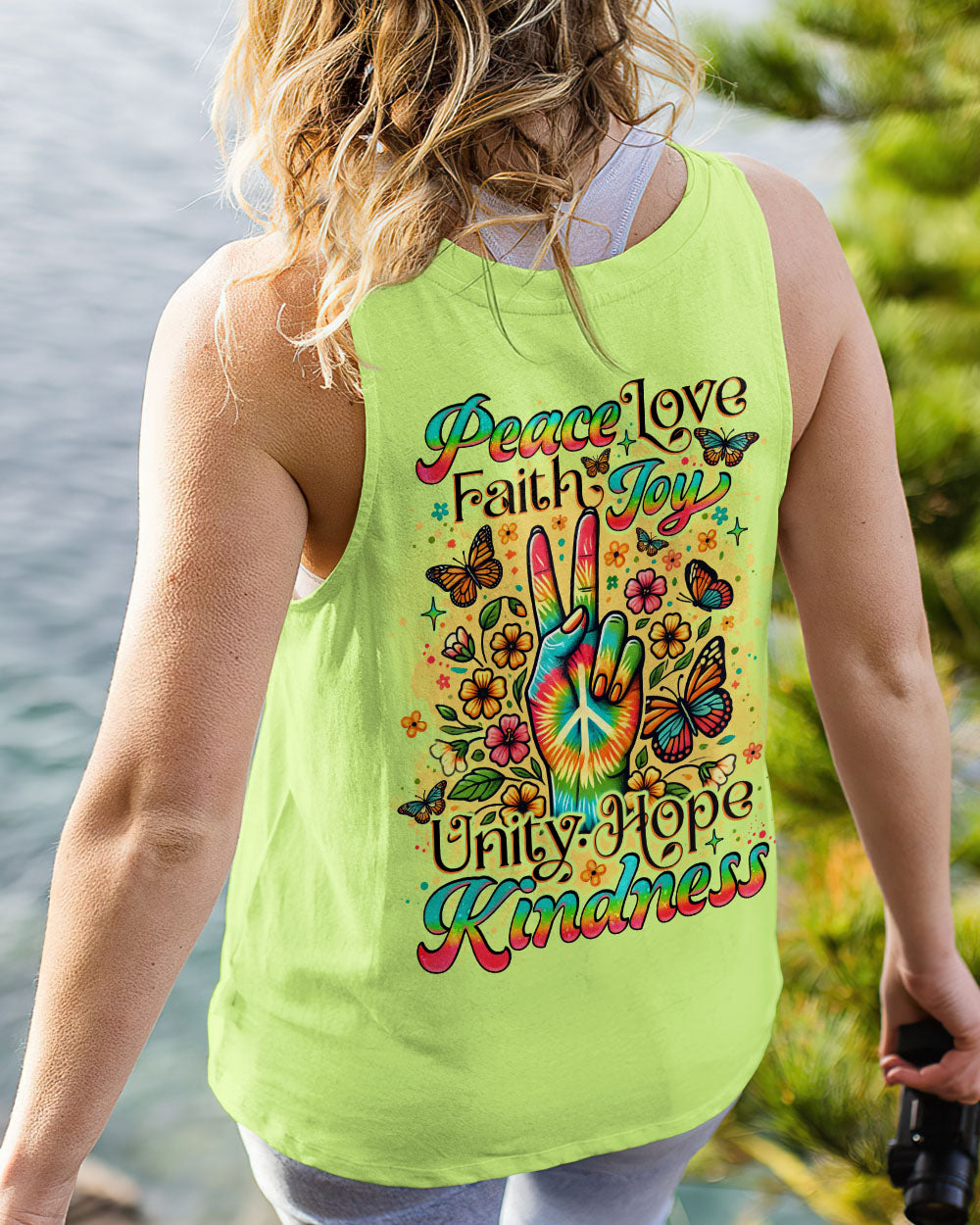 PEACE LOVE FAITH ALL OVER PRINT - TLNO2407242