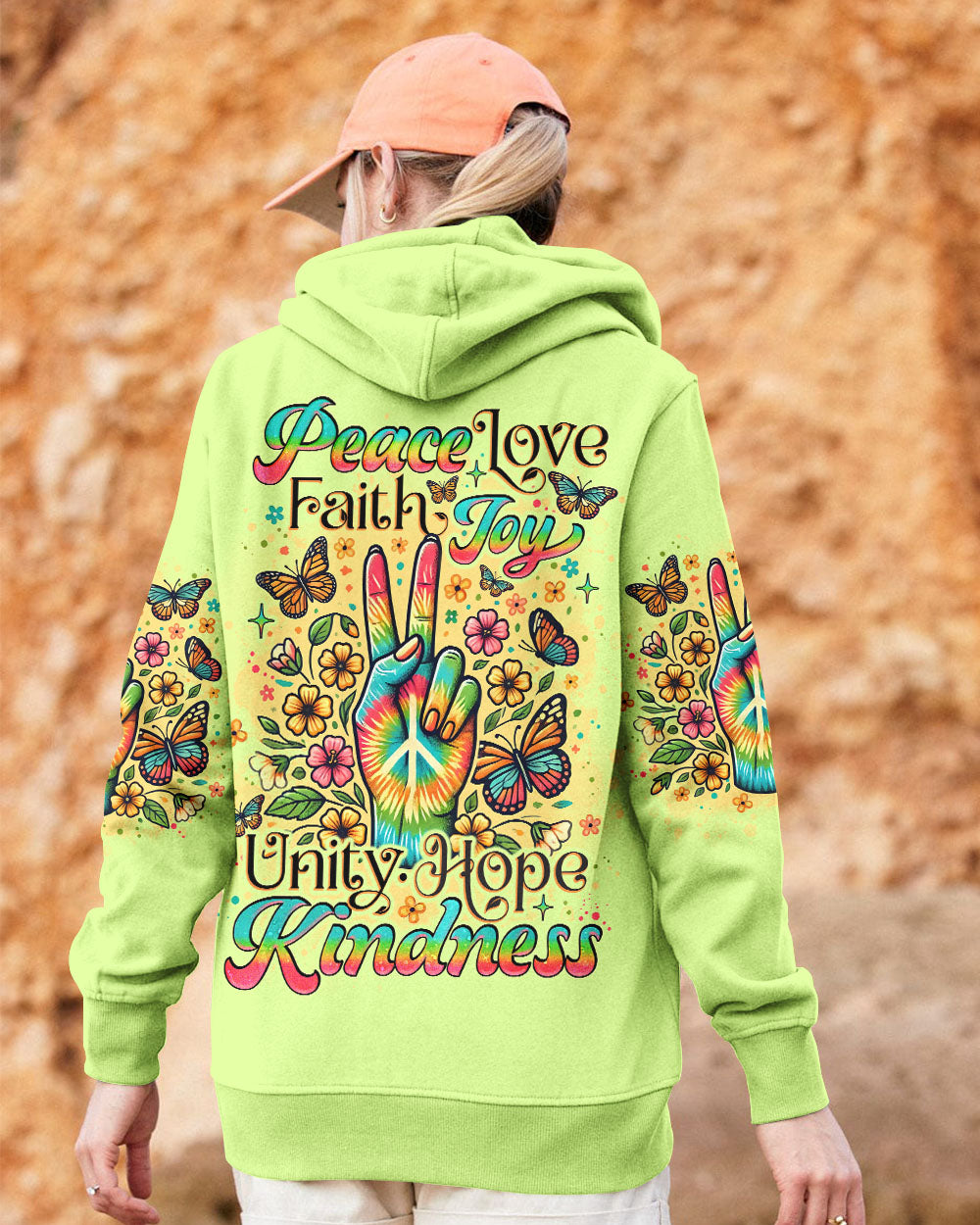 PEACE LOVE FAITH ALL OVER PRINT - TLNO2407242