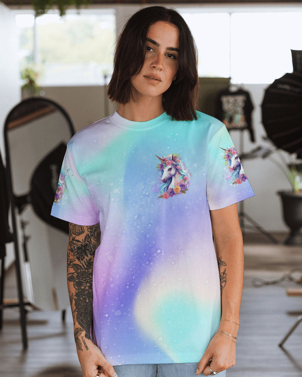 UNICORN KISSES MAGICAL WISHES ALL OVER PRINT - TLNO2501241