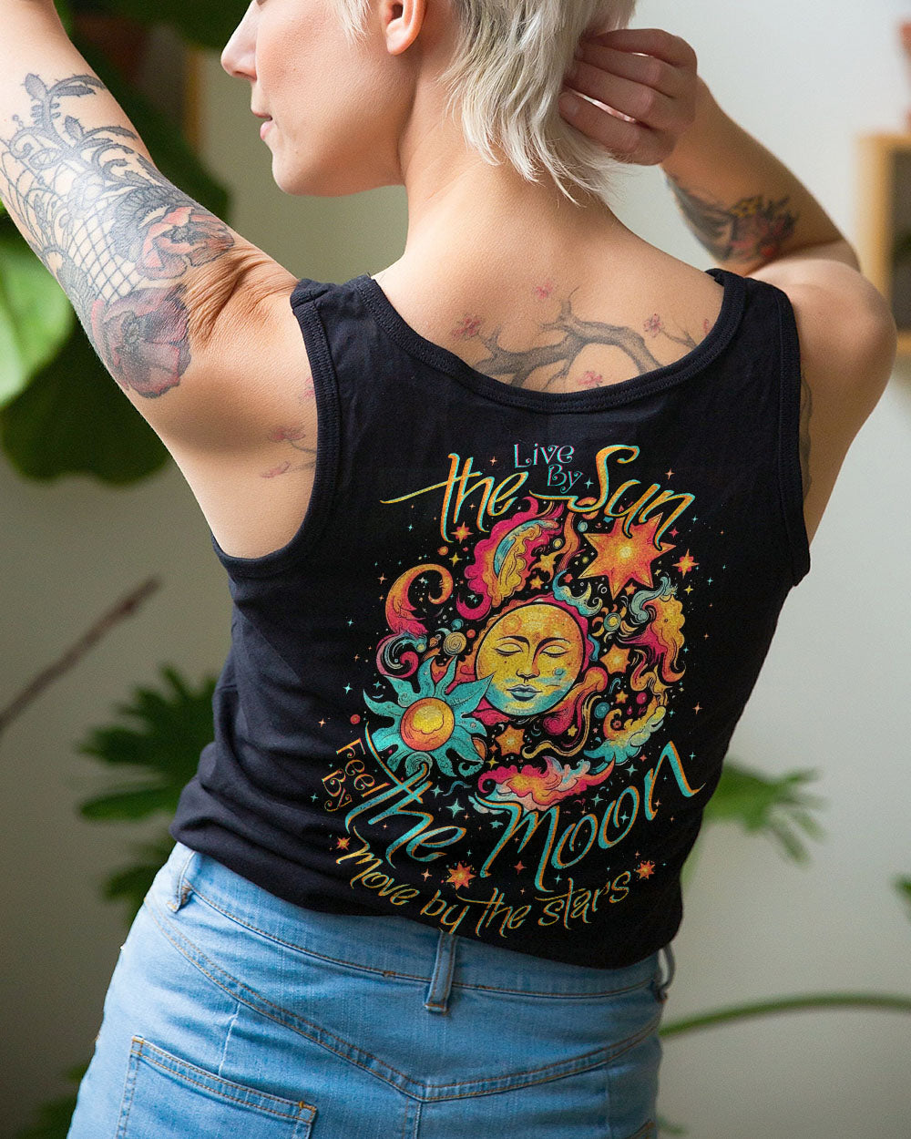 LIVE BY THE SUN COLORFUL ALL OVER PRINT - TLNO2505232