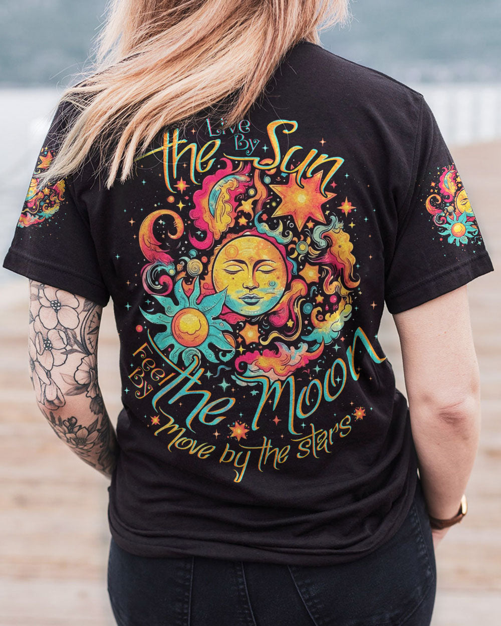 LIVE BY THE SUN COLORFUL ALL OVER PRINT - TLNO2505232