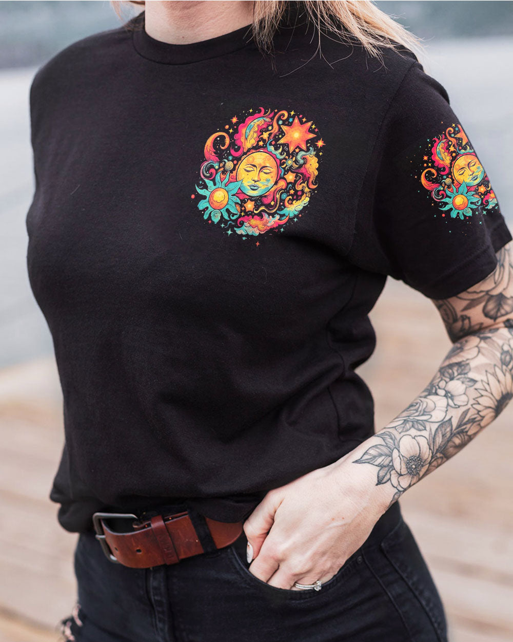 LIVE BY THE SUN COLORFUL ALL OVER PRINT - TLNO2505232