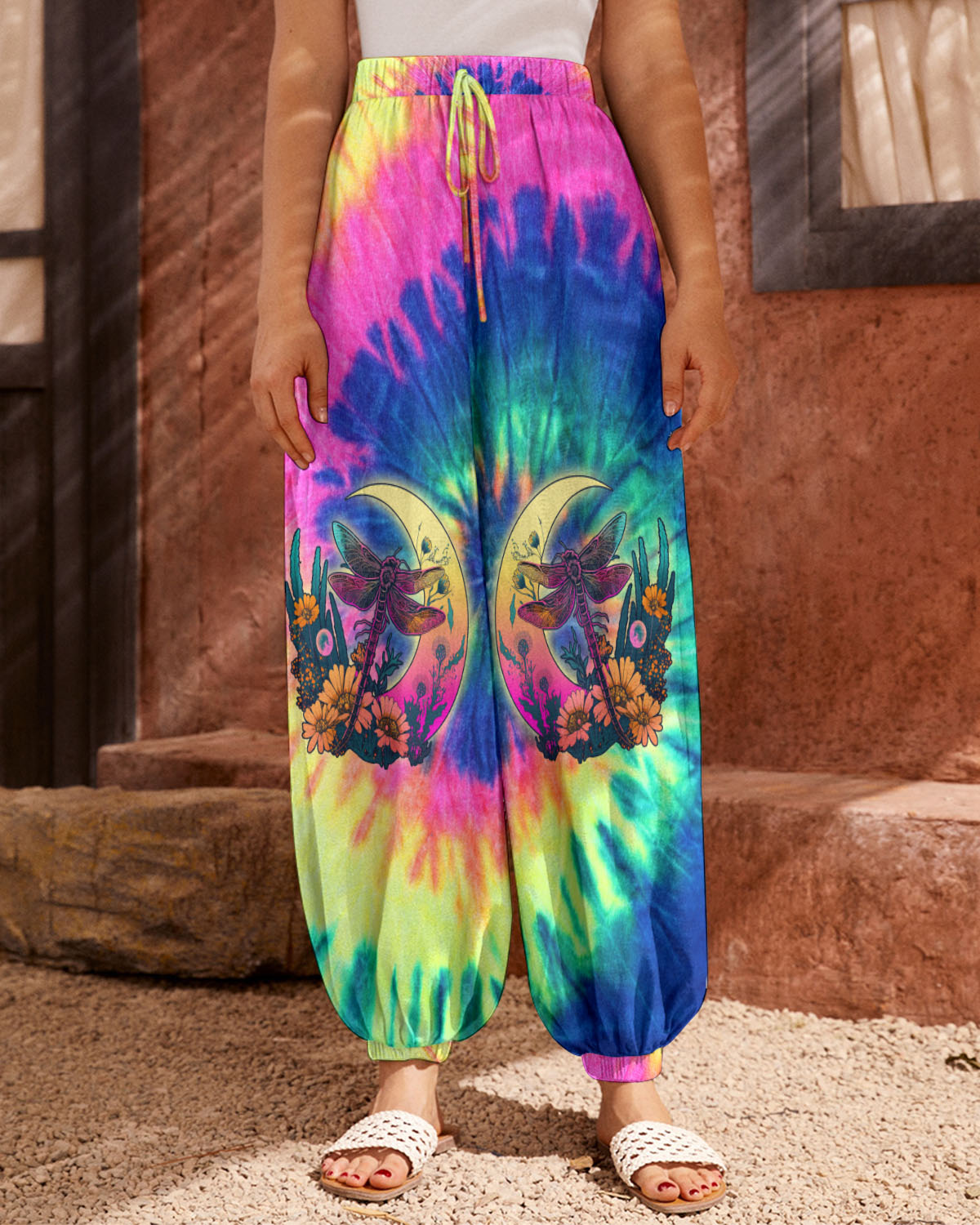 JUST BELIEVE DRAGONFLY TIE DYE ALL OVER PRINT - TLNO2507237