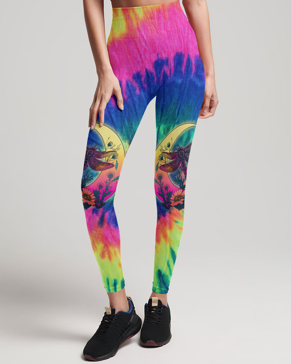 JUST BELIEVE DRAGONFLY TIE DYE ALL OVER PRINT - TLNO2507237