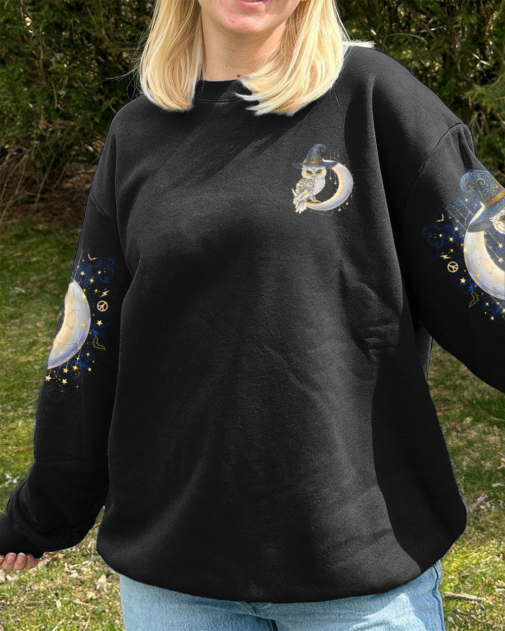 WITCHY AND WILD OWL HALLOWEEN ALL OVER PRINT  - TLNO2507251