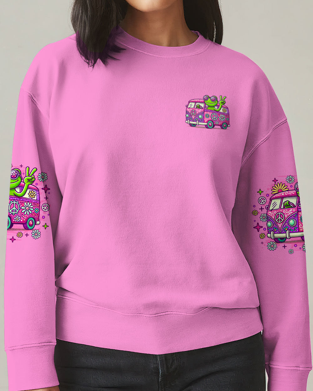 RUNNING AGAINST THE WIND FROG BUS ALL OVER PRINT - TLNO2509241