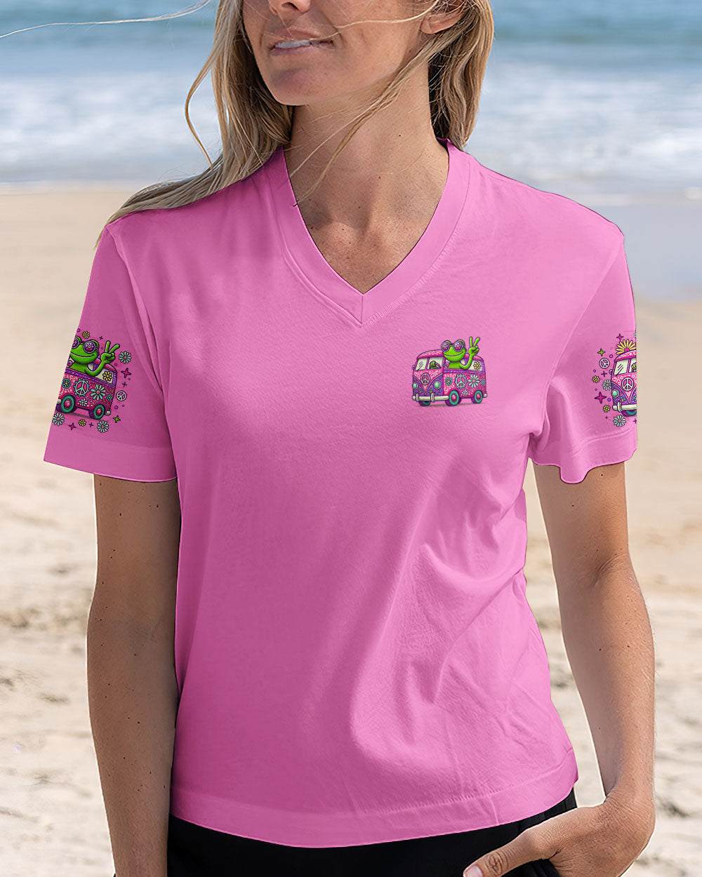 RUNNING AGAINST THE WIND FROG BUS ALL OVER PRINT - TLNO2509241
