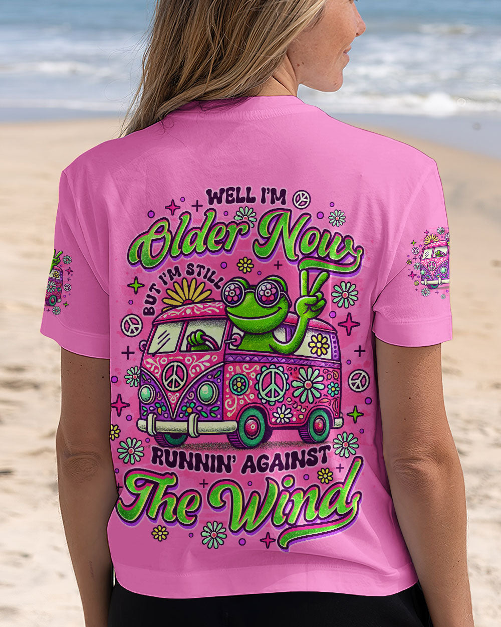 RUNNING AGAINST THE WIND FROG BUS ALL OVER PRINT - TLNO2509241