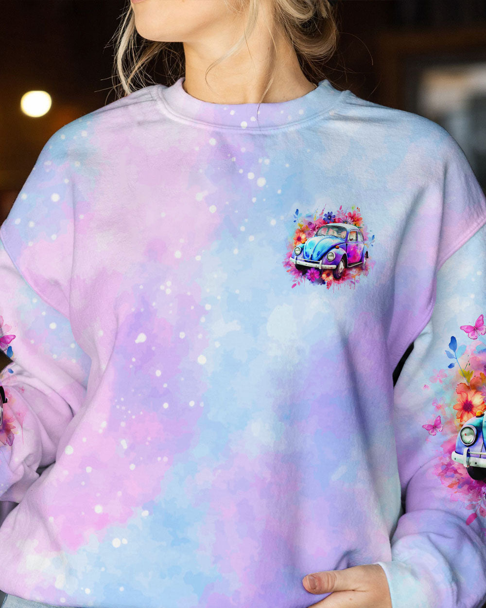 ASSUMING I'M JUST AN OLD LADY CAR FLOWER ALL OVER PRINT - TLNO2512232