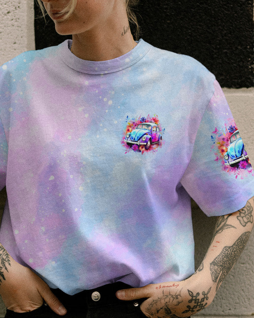 ASSUMING I'M JUST AN OLD LADY CAR FLOWER ALL OVER PRINT - TLNO2512232
