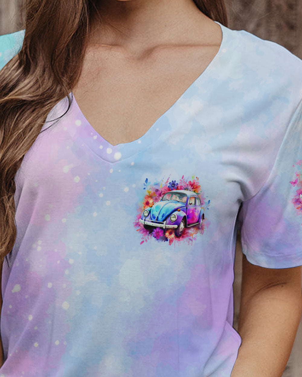 ASSUMING I'M JUST AN OLD LADY CAR FLOWER ALL OVER PRINT - TLNO2512232