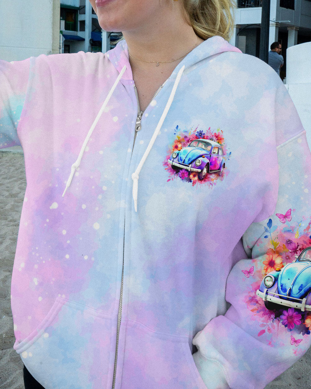 ASSUMING I'M JUST AN OLD LADY CAR FLOWER ALL OVER PRINT - TLNO2512232