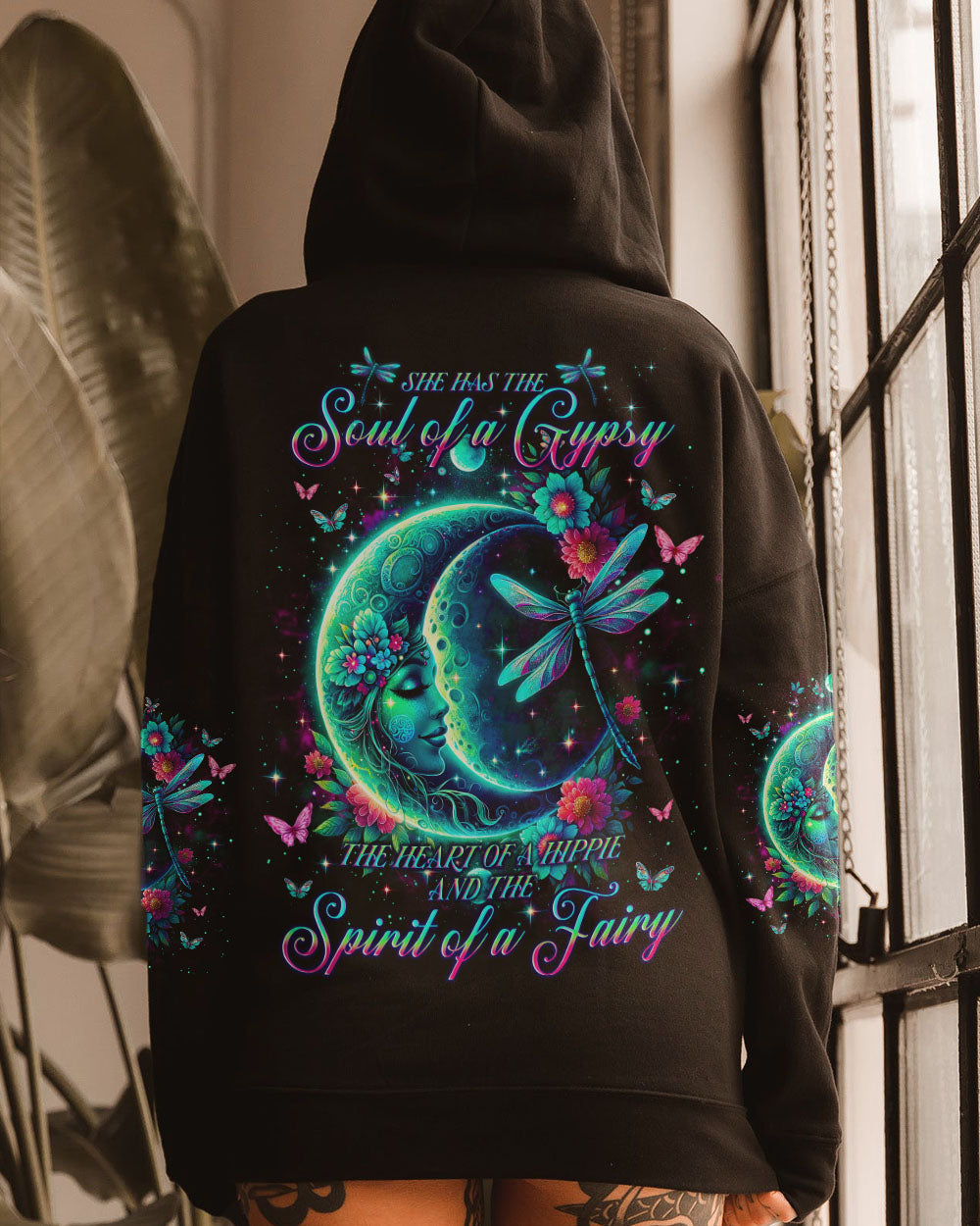 SPIRIT OF A FAIRY DRAGONFLY MOON ALL OVER PRINT - TLNO2601242