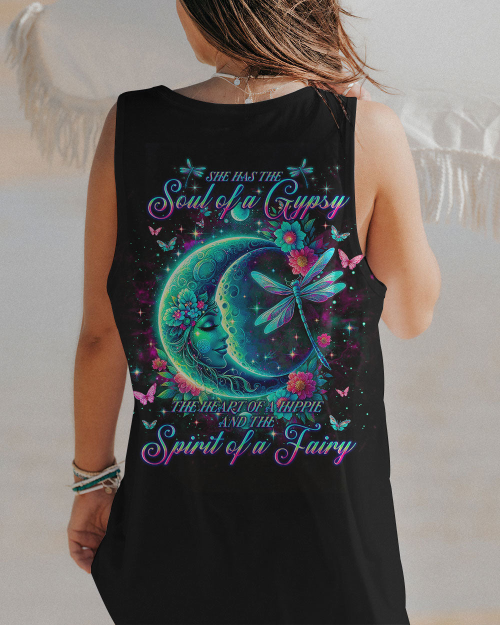 SPIRIT OF A FAIRY DRAGONFLY MOON ALL OVER PRINT - TLNO2601242