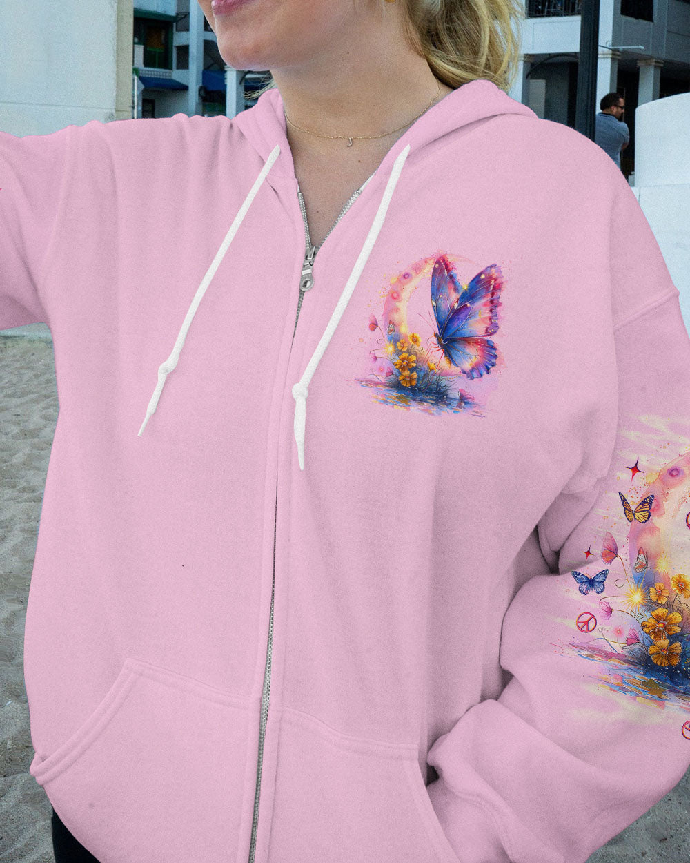 JUST BREATHE BUTTERFLY ALL OVER PRINT - TLNO2703244